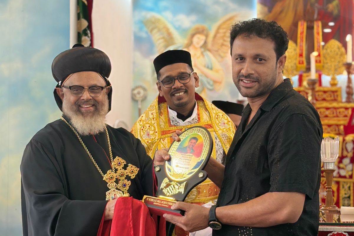 സംസ്ഥാന ടെലിവിഷൻ പുരസ്‌കാര ജേതാവ് പോൾസൺ കൂത്താട്ടുകുളത്തെ ഇടവക ആദരിച്ചു