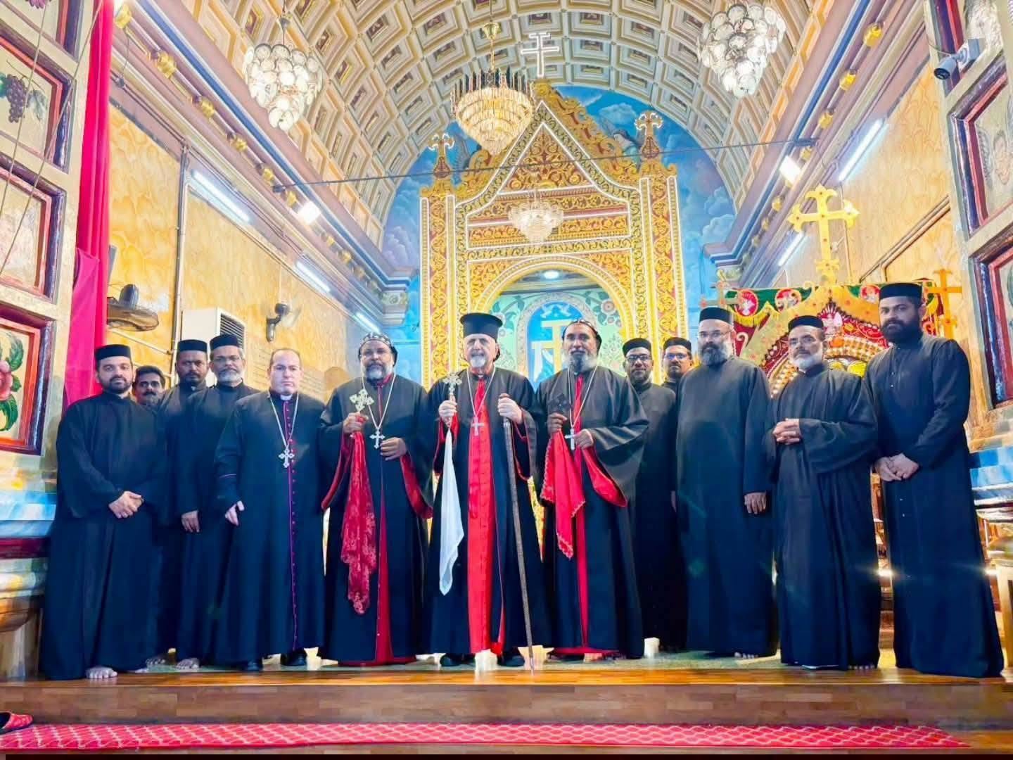 സുറിയാനി കത്തോലിക്ക സഭയുടെ  പാത്രിയർക്കീസ് മോർ ഇഗ്‌നേഷ്യസ് യൂസഫ് III യൗനാൻ ബാവ കോതമംഗലം മാർ തോമ ചെറിയ പള്ളിയിൽ