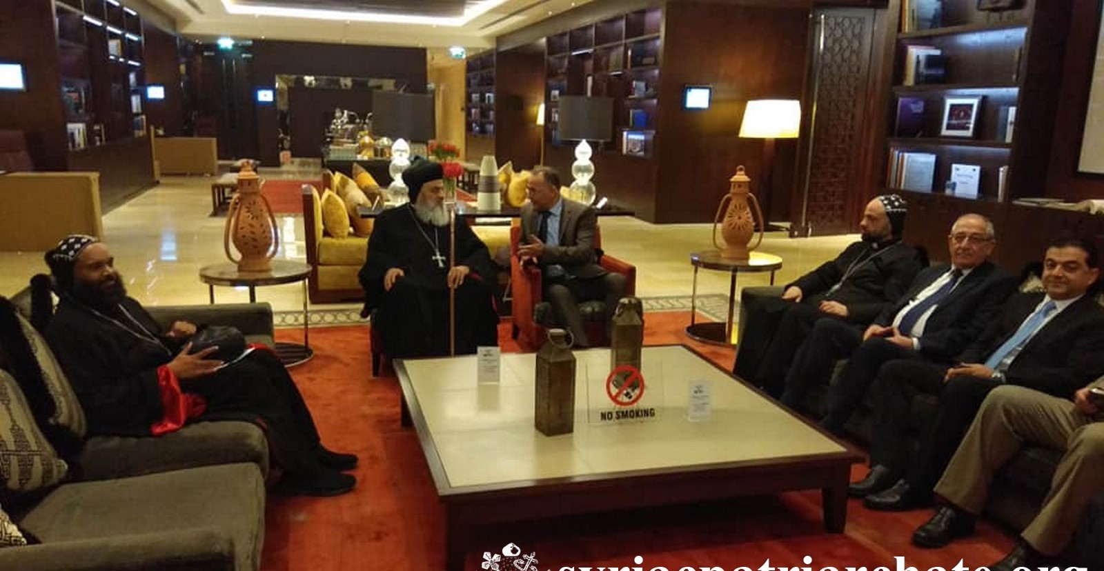 His Holiness Patriarch received His Excellency the General Consul of Syria in U.A.E.