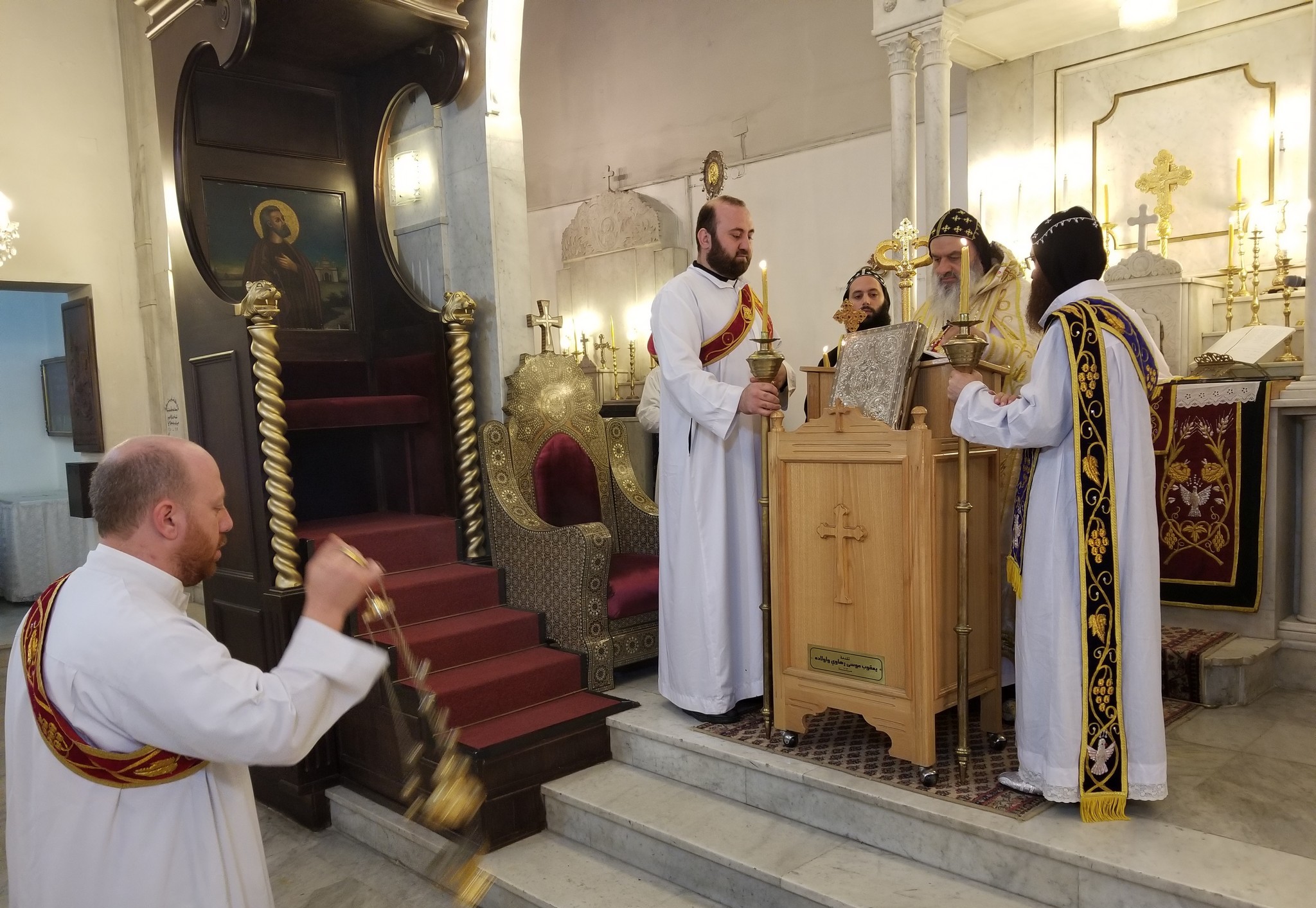 Holy Qurobo at the Patriarchal Cathedral – Damascus