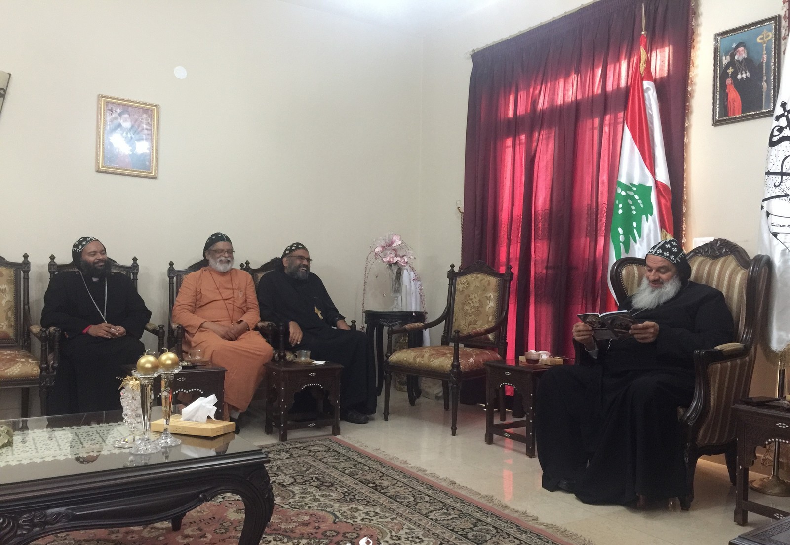 Metropolitans from Indian Orthodox meet His Holiness Patriarch of Antioch