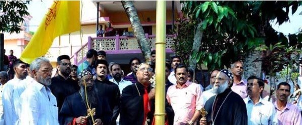 മഞ്ഞനിക്കര പെരുന്നാളിനു കൊടിയേറി.