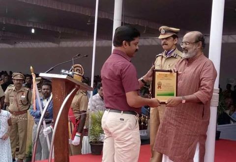 മികച്ച സേവനത്തിനുള്ള സംസ്ഥാന ഗവെർന്മെന്റിന്റെ പുരസ്‌കാരം ശ്രീ ജോർജ് ജോസഫിന്