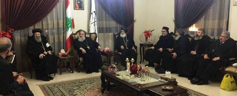 His Holiness received a delegation from the Coptic Orthodox Church