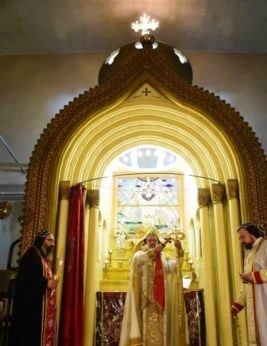 His Holiness Patriarch Mor Ignatius Aphrem II celebrated the Holy Qurobo of New Year at St. George Church in Aleppo.