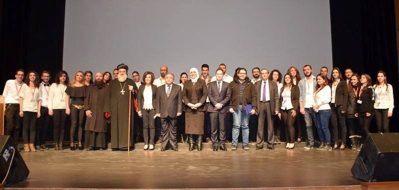 His Holiness Patriarch Mor Ignatius Aphrem II attended the concluding event of the "Ward Initiative" at the Opera House in Damascus.