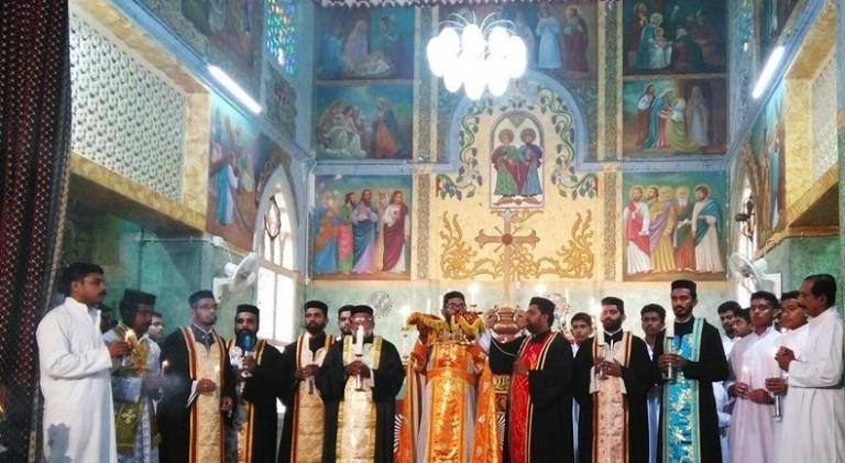 Jacobite Syrian Church celebrated Holy Mass at Kolenchery St. Peters &amp; St.Pauls JSC Church.